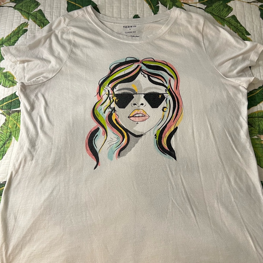 Torrid Classic Fit White Tee
